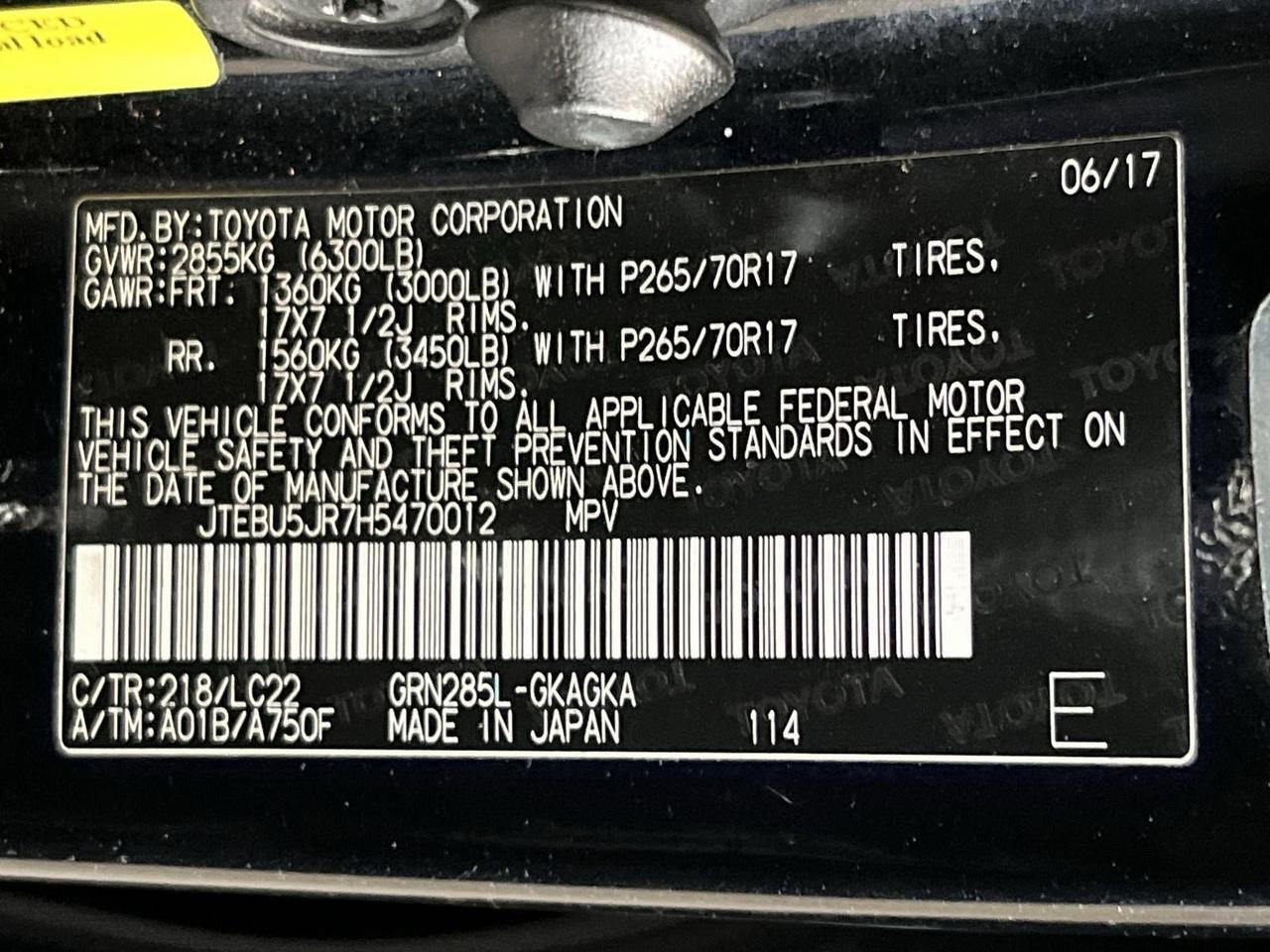 2017 Toyota 4Runner Nightshade San Antonio TX