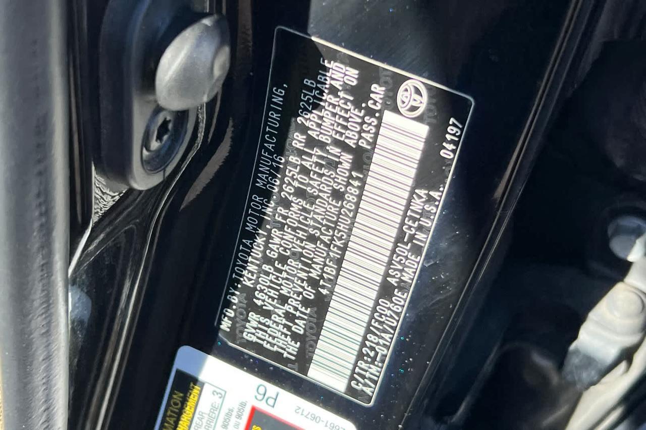 2017 Toyota Camry LE Roseville CA