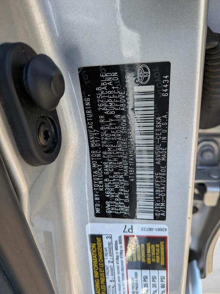 2017 Toyota Camry SE Roseville CA