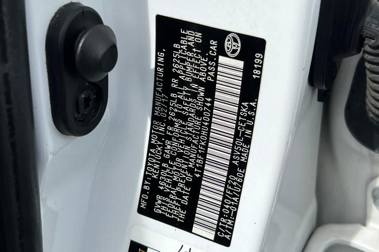 2017 Toyota Camry SE Roseville CA