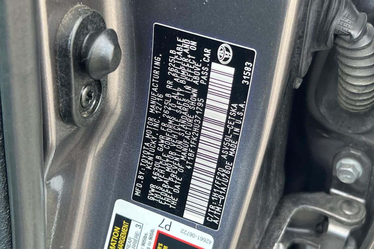 2017 Toyota Camry SE Roseville CA