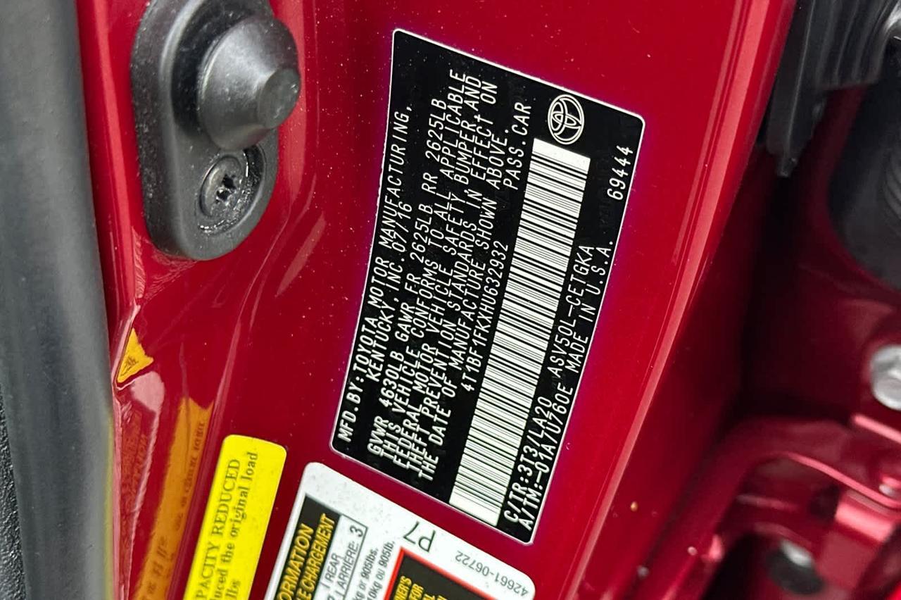 2017 Toyota Camry XLE Roseville CA