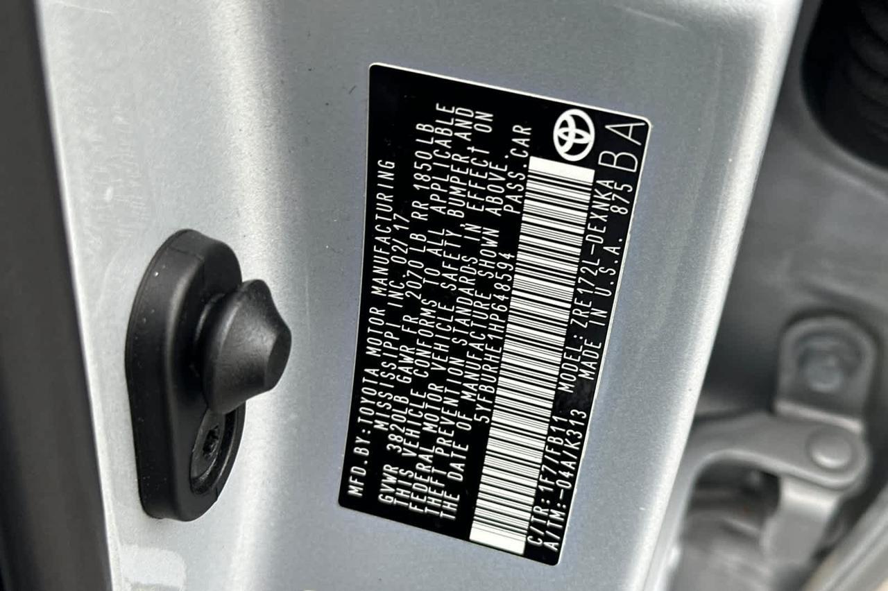 2017 Toyota Corolla LE Roseville CA