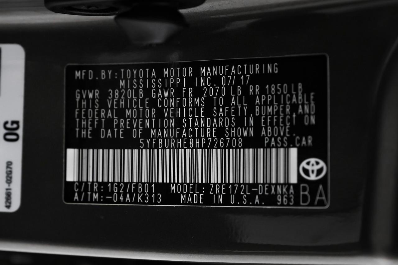 2017 Toyota Corolla LE TOYOTA SAFETY SENSE PRE COLLISION SYSTEM LANE DEPARTURE ALERT REAR CAMERA BLUETOOTH Carrollton TX