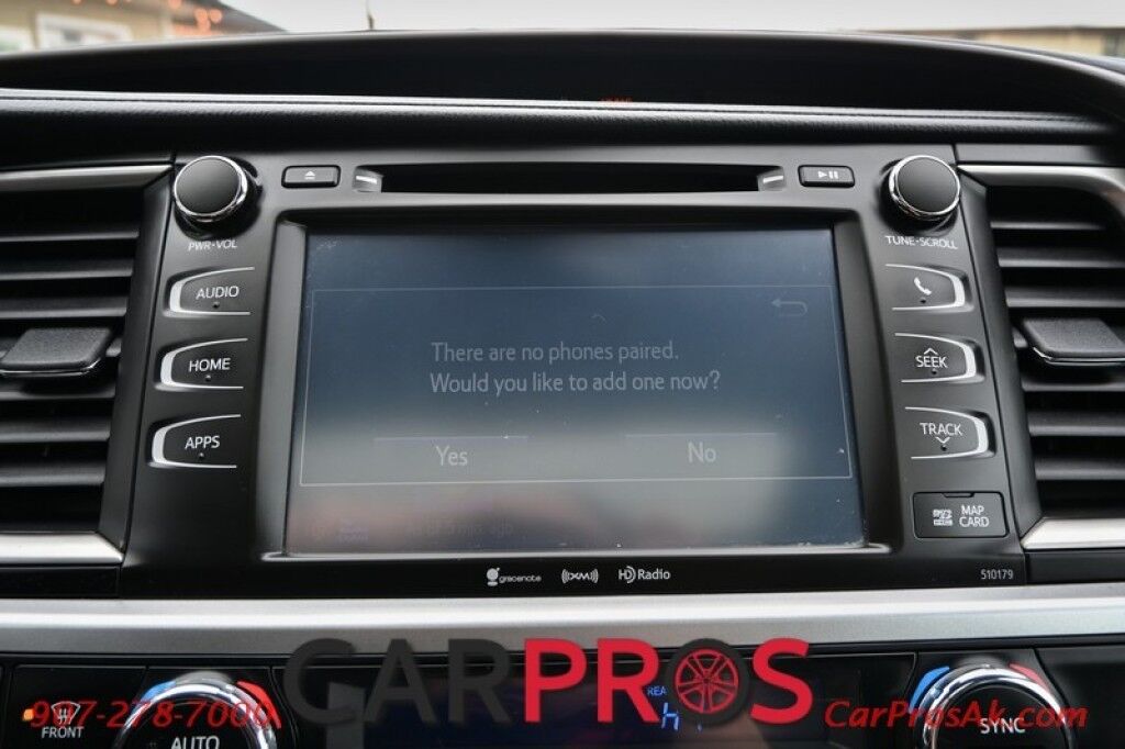 2017 Toyota Highlander XLE - 3.5L V6 - Automatic - AWD - Power Leather Heated Seats - Power Windows & Door Locks - Push To Start - Sunroof - Navigation - Backup Camera - 3rd Row Anchorage AK
