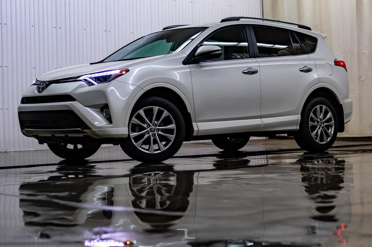 2017 Toyota RAV4 AWD Platinum Leather Roof Nav BCam Red Deer AB