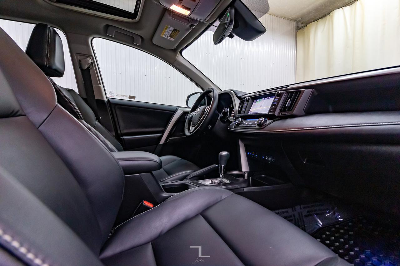 2017 Toyota RAV4 AWD Platinum Leather Roof Nav BCam Red Deer AB