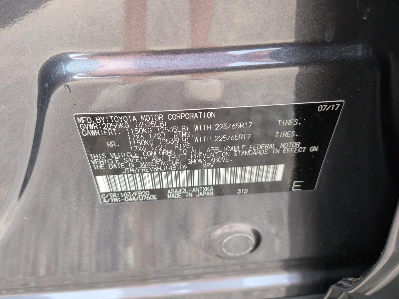 2017 Toyota RAV4 LE Winder GA