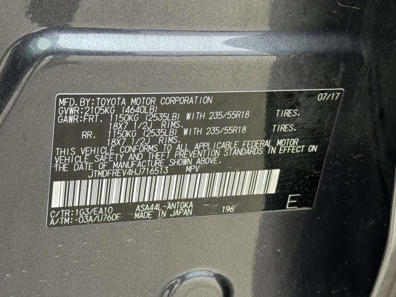 2017 Toyota RAV4 Limited Fredericksburg VA