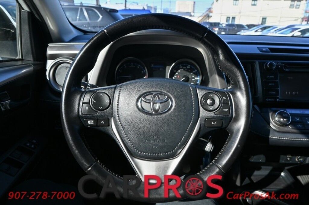 2017 Toyota RAV4 XLE - All Wheel Drive - Power Windows, Mirrors & Locks - Bluetooth - Backup Camera - Power Sunroof - Power Liftgate - Lane Departure Alert - USB & AUX Input - Tow Pkg - 1 Owner - 25MPG Anchorage AK