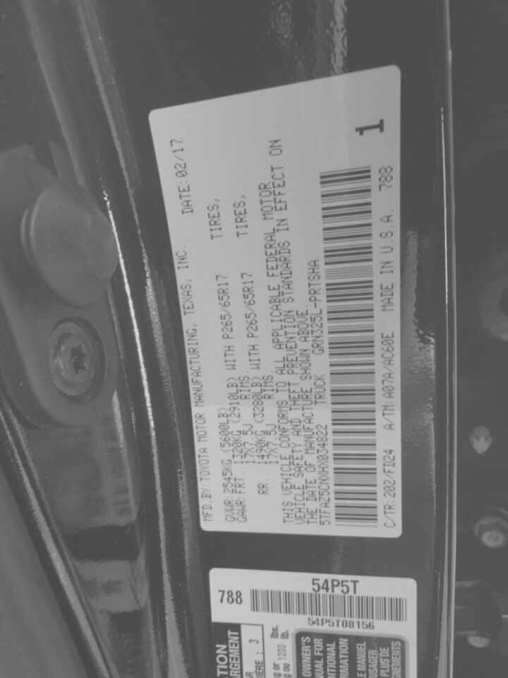 2017 Toyota Tacoma TRD Off Road Double Cab 5' Bed V6 4x2 AT (Natl) Jacksonville FL