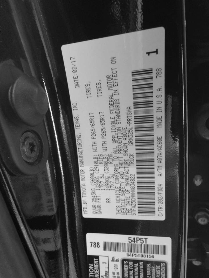 2017 Toyota Tacoma TRD Off Road Double Cab 5' Bed V6 4x2 AT (Natl) Jacksonville FL