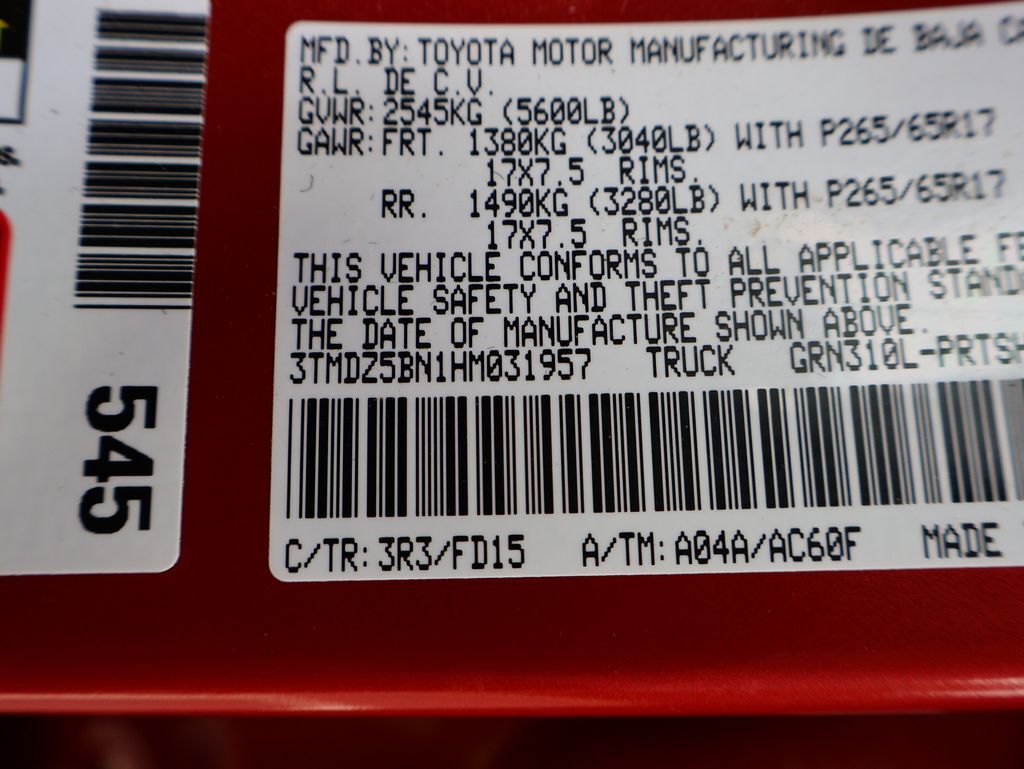 2017 Toyota Tacoma TRD Sport San Clemente CA