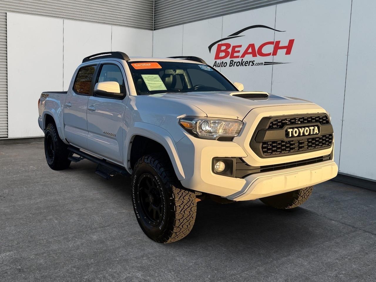 2017 Toyota Tacoma TRD Sport, RUNNING BOARDS, TOW PACKAGE, BACKUP CAMERA, OFF ROAD TIRES, ALL WEATHER FLOOR MATS, SLIDING REAR WINDOW, POWER MIRRORS, KEYLESS START, COME AND TEST DRIVE THIS TACOMA TODAY!
