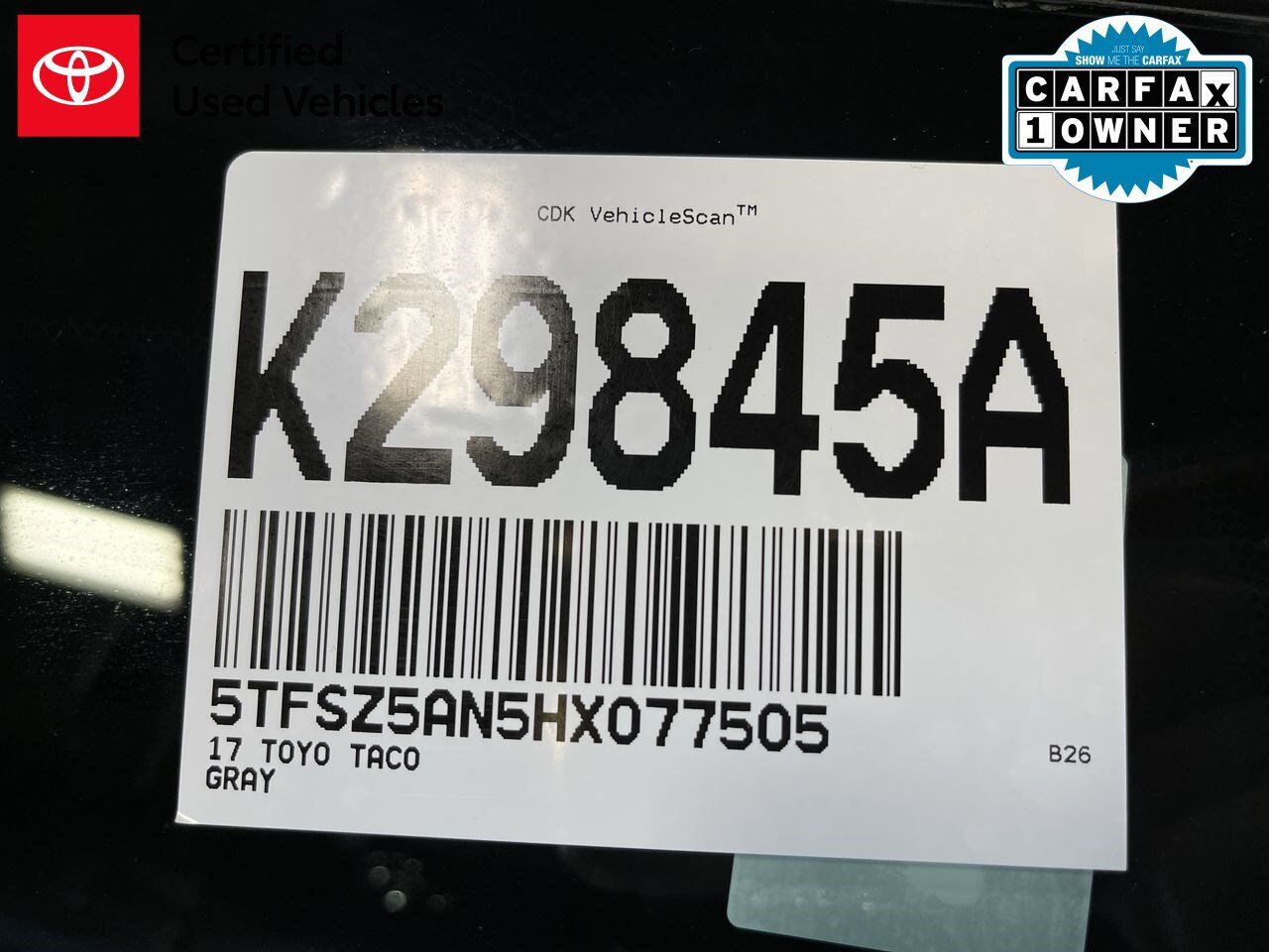 2017 Toyota Tacoma TRD Sport White River Junction VT