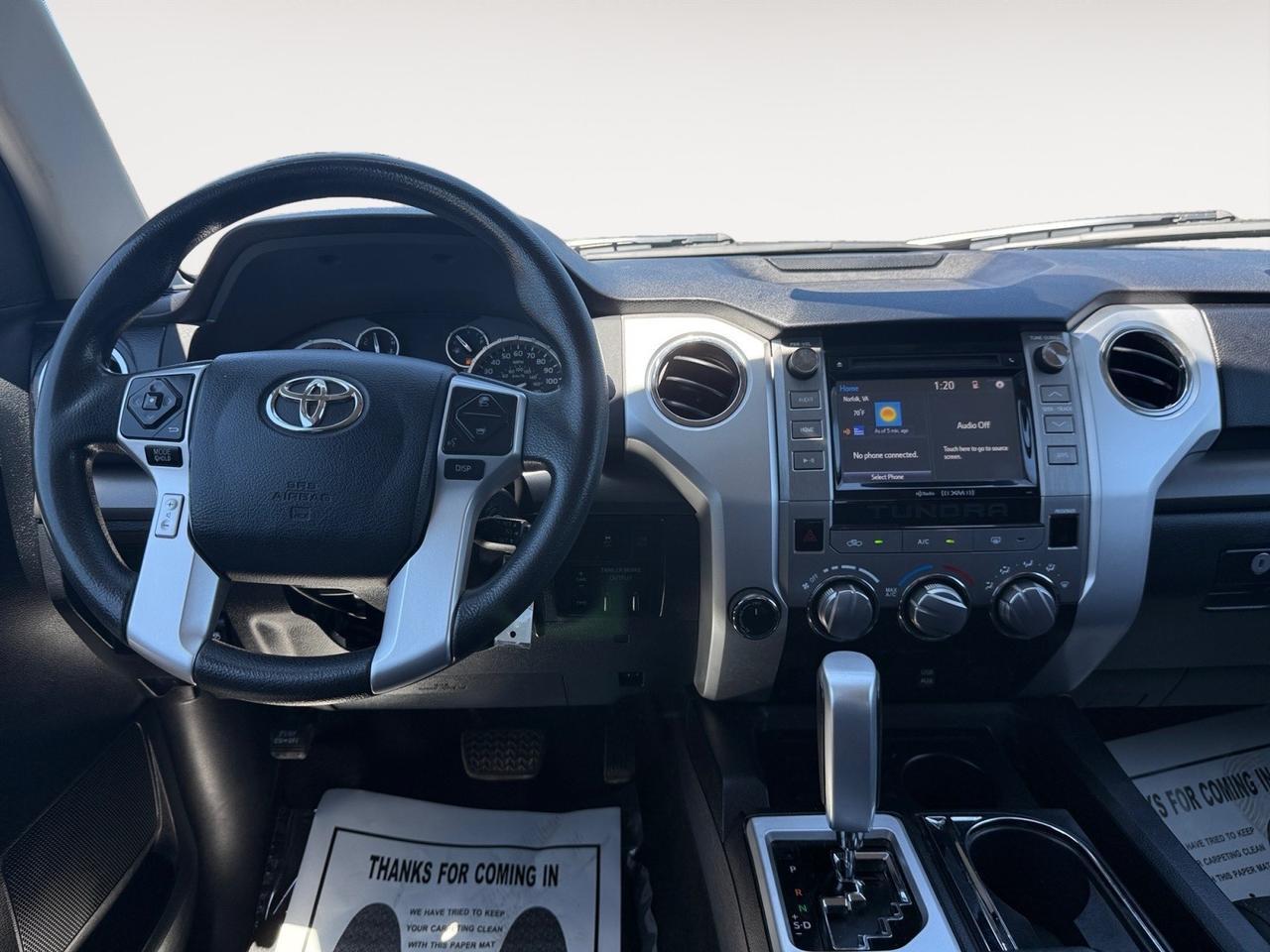 2017 Toyota Tundra 4WD SR5, BLUETOOTH, BED LINER, TOW PACKAGE, TONNEAU COVER, BACKUP CAMERA, POWER MIRRORS, KEYLESS ENTRY, ONLY 1 ONWER, SUPER RELIABLE! Norfolk VA