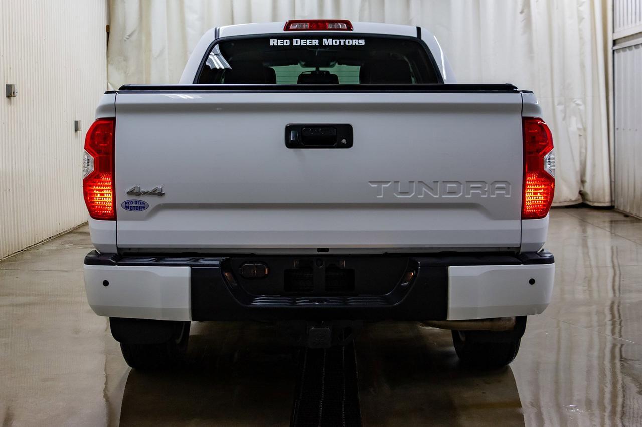 2017 Toyota Tundra 4x4 Crew Cab Platinum Leather Roof Nav Red Deer AB