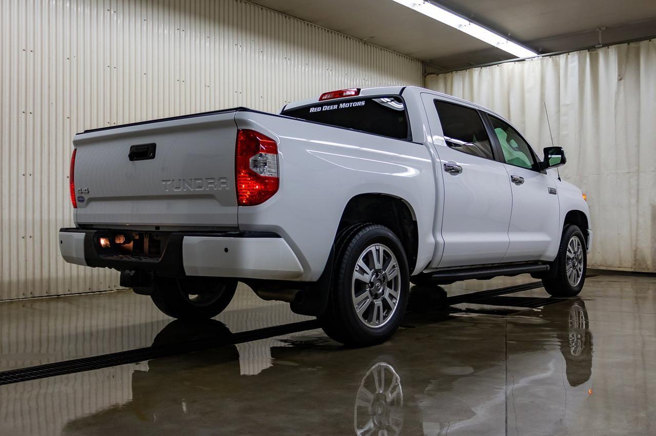 2017 Toyota Tundra 4x4 Crew Cab Platinum Leather Roof Nav Red Deer AB