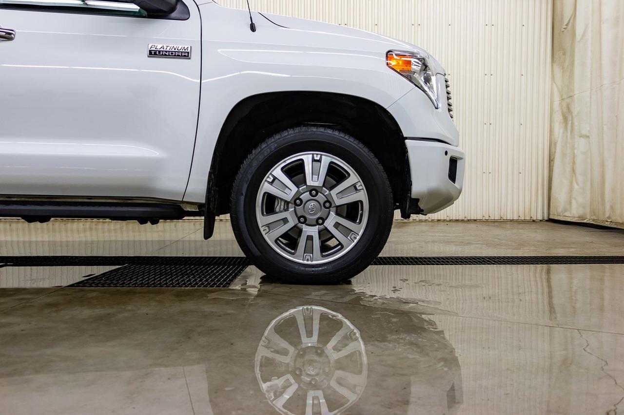 2017 Toyota Tundra 4x4 Crew Cab Platinum Leather Roof Nav Red Deer AB