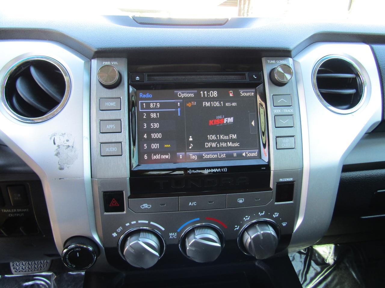 2017 Toyota Tundra SR5 CrewMax 5.5 Bed 5.7L FFV (Natl) Grand Prairie TX