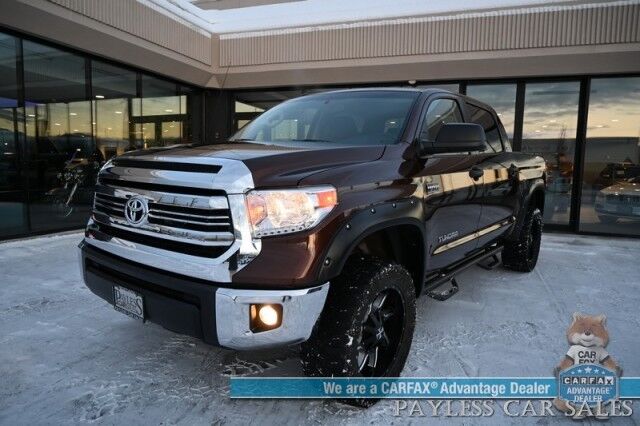 2017 Toyota Tundra SR5 / TRD Off Road Pkg / Crew Cab / Lifted / Power & Heated Cloth Seats / Bluetooth / Back Up Camera / Cruise Control / USB & Aux Jacks / Bed Liner / Running Boards / Tonneau Cover / Custom Wheels / Tow Pkg Anchorage AK 2017 Toyota Tundra SR5 / TRD Off Road Pkg / Crew Cab / Lifted / Power & Heated Cloth Seats / Bluetooth / Back Up Camera / Cruise Control / USB & Aux Jacks / Bed Liner / Running Boards / Tonneau Cover / Custom Wheels / Tow Pkg Anchorage AK