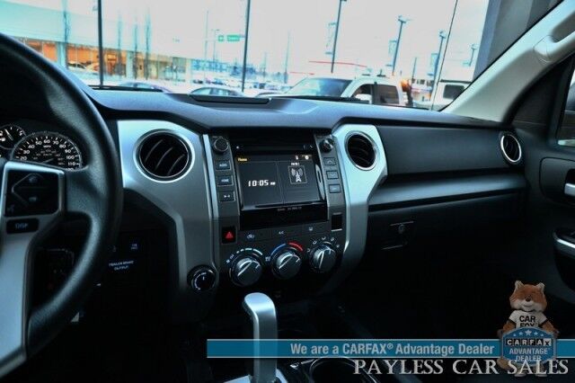 2017 Toyota Tundra SR5 / TRD Off Road Pkg / Crew Cab / Lifted / Power & Heated Cloth Seats / Bluetooth / Back Up Camera / Cruise Control / USB & Aux Jacks / Bed Liner / Running Boards / Tonneau Cover / Custom Wheels / Tow Pkg Anchorage AK