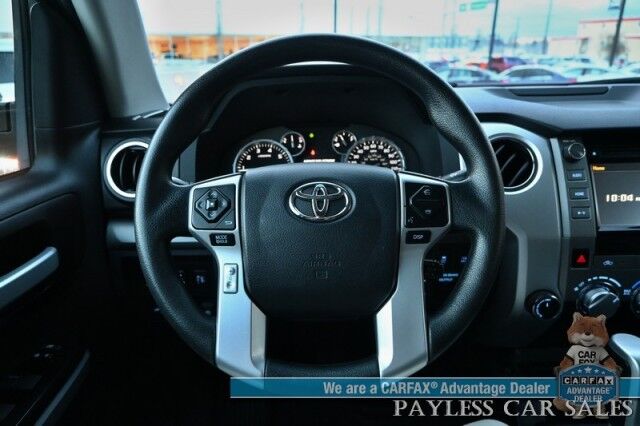 2017 Toyota Tundra SR5 / TRD Off Road Pkg / Crew Cab / Lifted / Power & Heated Cloth Seats / Bluetooth / Back Up Camera / Cruise Control / USB & Aux Jacks / Bed Liner / Running Boards / Tonneau Cover / Custom Wheels / Tow Pkg Anchorage AK