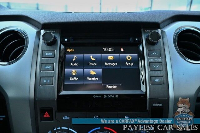 2017 Toyota Tundra SR5 / TRD Off Road Pkg / Crew Cab / Lifted / Power & Heated Cloth Seats / Bluetooth / Back Up Camera / Cruise Control / USB & Aux Jacks / Bed Liner / Running Boards / Tonneau Cover / Custom Wheels / Tow Pkg Anchorage AK