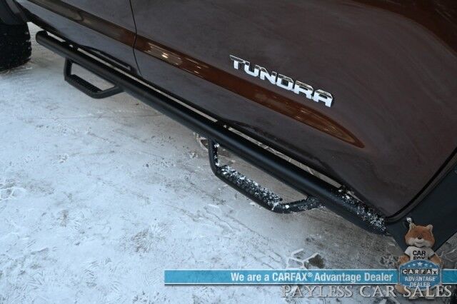 2017 Toyota Tundra SR5 / TRD Off Road Pkg / Crew Cab / Lifted / Power & Heated Cloth Seats / Bluetooth / Back Up Camera / Cruise Control / USB & Aux Jacks / Bed Liner / Running Boards / Tonneau Cover / Custom Wheels / Tow Pkg Anchorage AK