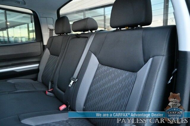 2017 Toyota Tundra SR5 / TRD Off Road Pkg / Crew Cab / Lifted / Power & Heated Cloth Seats / Bluetooth / Back Up Camera / Cruise Control / USB & Aux Jacks / Bed Liner / Running Boards / Tonneau Cover / Custom Wheels / Tow Pkg Anchorage AK