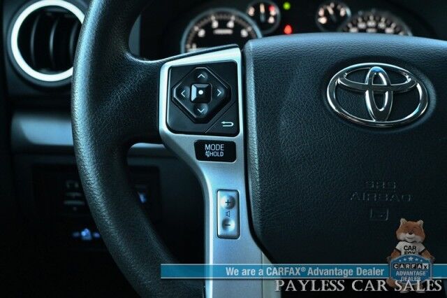 2017 Toyota Tundra SR5 / TRD Off Road Pkg / Crew Cab / Lifted / Power & Heated Cloth Seats / Bluetooth / Back Up Camera / Cruise Control / USB & Aux Jacks / Bed Liner / Running Boards / Tonneau Cover / Custom Wheels / Tow Pkg Anchorage AK