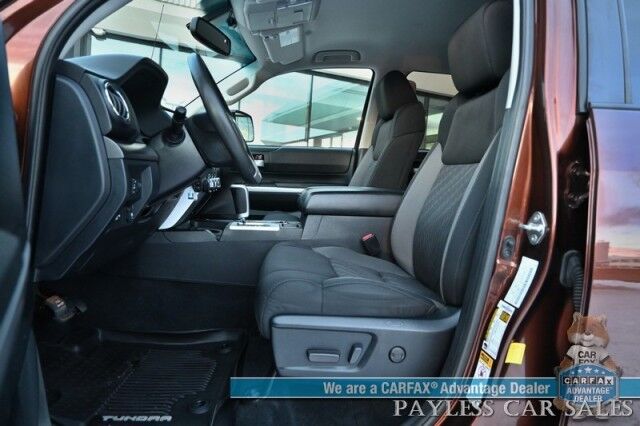 2017 Toyota Tundra SR5 / TRD Off Road Pkg / Crew Cab / Lifted / Power & Heated Cloth Seats / Bluetooth / Back Up Camera / Cruise Control / USB & Aux Jacks / Bed Liner / Running Boards / Tonneau Cover / Custom Wheels / Tow Pkg Anchorage AK