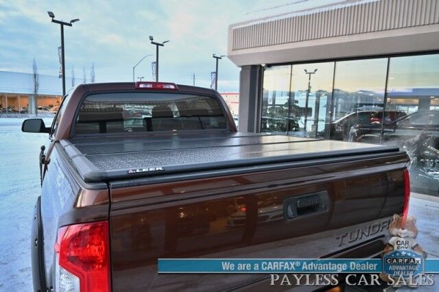 2017 Toyota Tundra SR5 / TRD Off Road Pkg / Crew Cab / Lifted / Power & Heated Cloth Seats / Bluetooth / Back Up Camera / Cruise Control / USB & Aux Jacks / Bed Liner / Running Boards / Tonneau Cover / Custom Wheels / Tow Pkg Anchorage AK