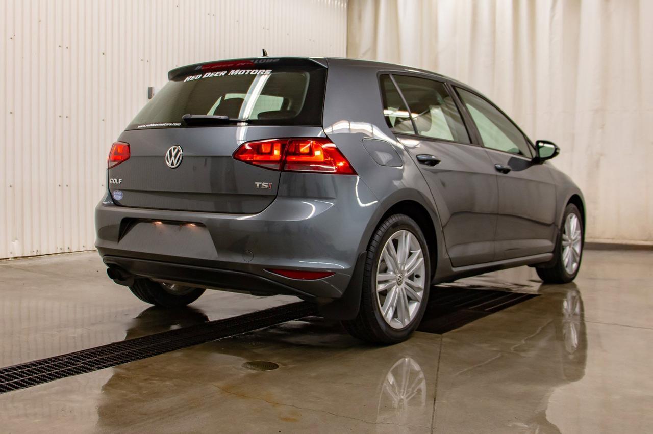 2017 Volkswagen Golf 5 Dr Highline Leather Roof Nav Red Deer AB