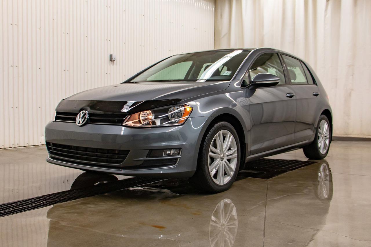 2017 Volkswagen Golf 5 Dr Highline Leather Roof Nav Red Deer AB