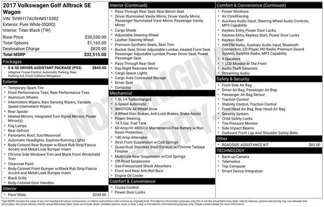 2017 Volkswagen Golf Alltrack TSI SE Raleigh NC