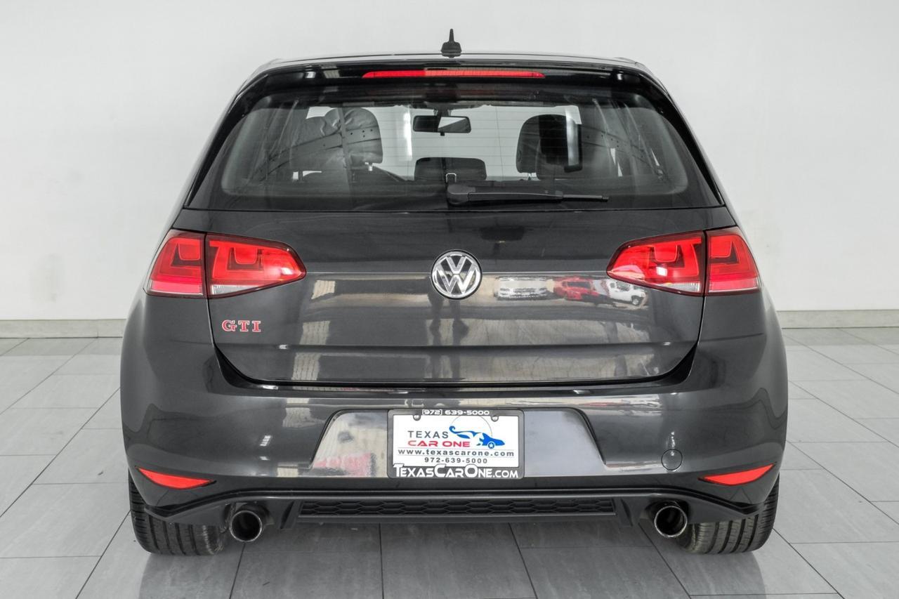 2017 Volkswagen Golf GTI SE AUTOMATIC BLIND SPOT ASSIST NAVIGATION SUNROOF LEATHER HEATED Carrollton TX