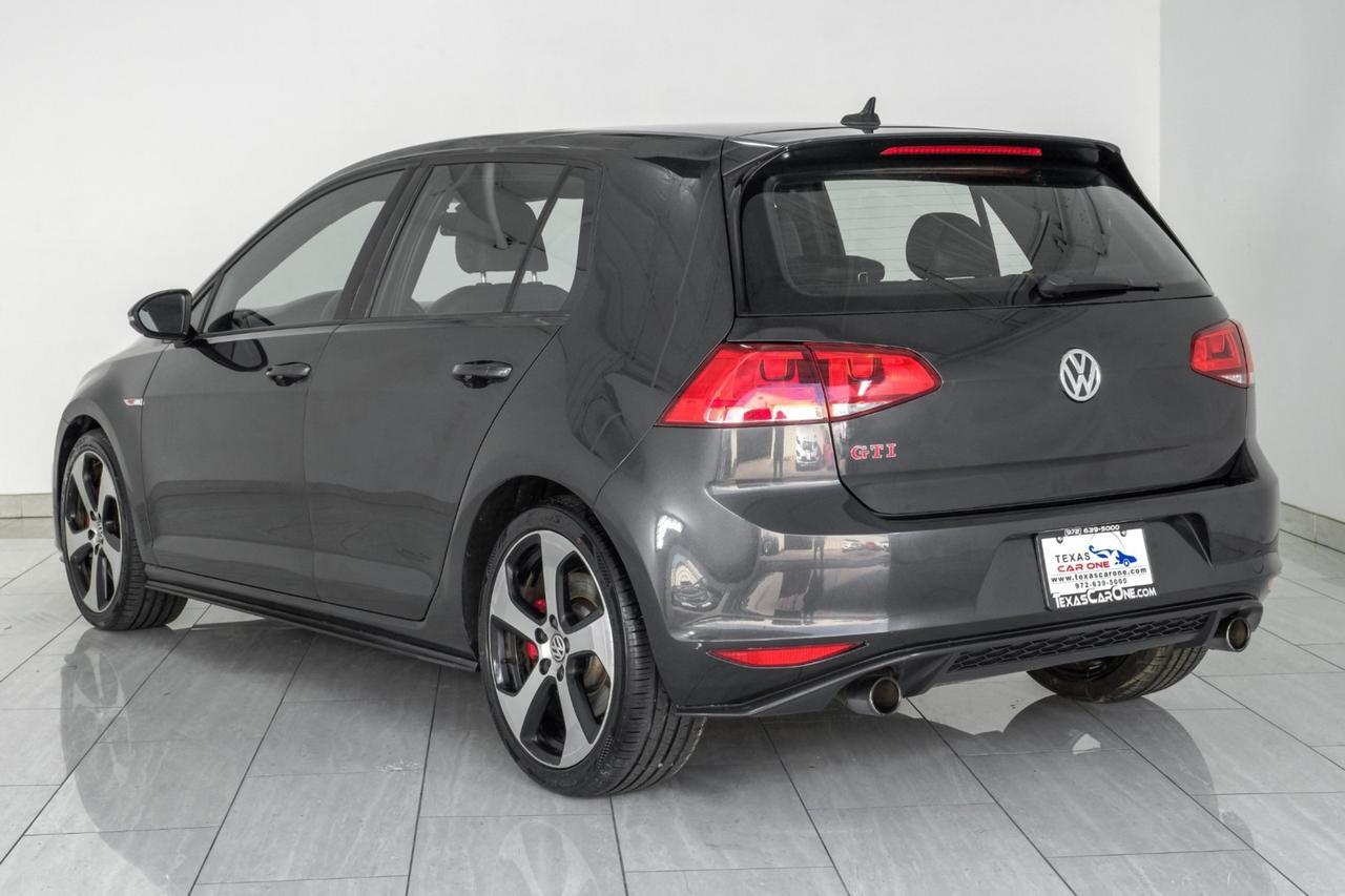 2017 Volkswagen Golf GTI SE AUTOMATIC BLIND SPOT ASSIST NAVIGATION SUNROOF LEATHER HEATED Carrollton TX