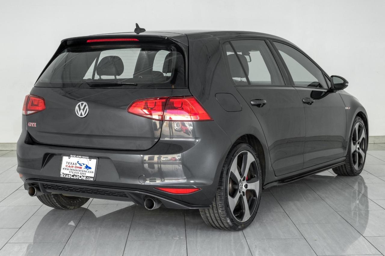 2017 Volkswagen Golf GTI SE AUTOMATIC BLIND SPOT ASSIST NAVIGATION SUNROOF LEATHER HEATED Carrollton TX
