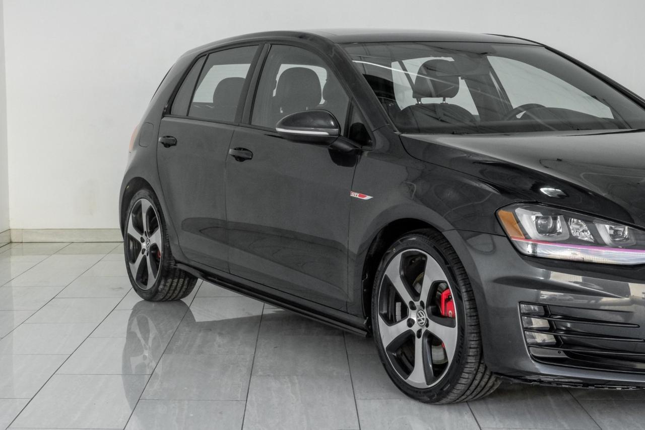 2017 Volkswagen Golf GTI SE AUTOMATIC BLIND SPOT ASSIST NAVIGATION SUNROOF LEATHER HEATED Carrollton TX