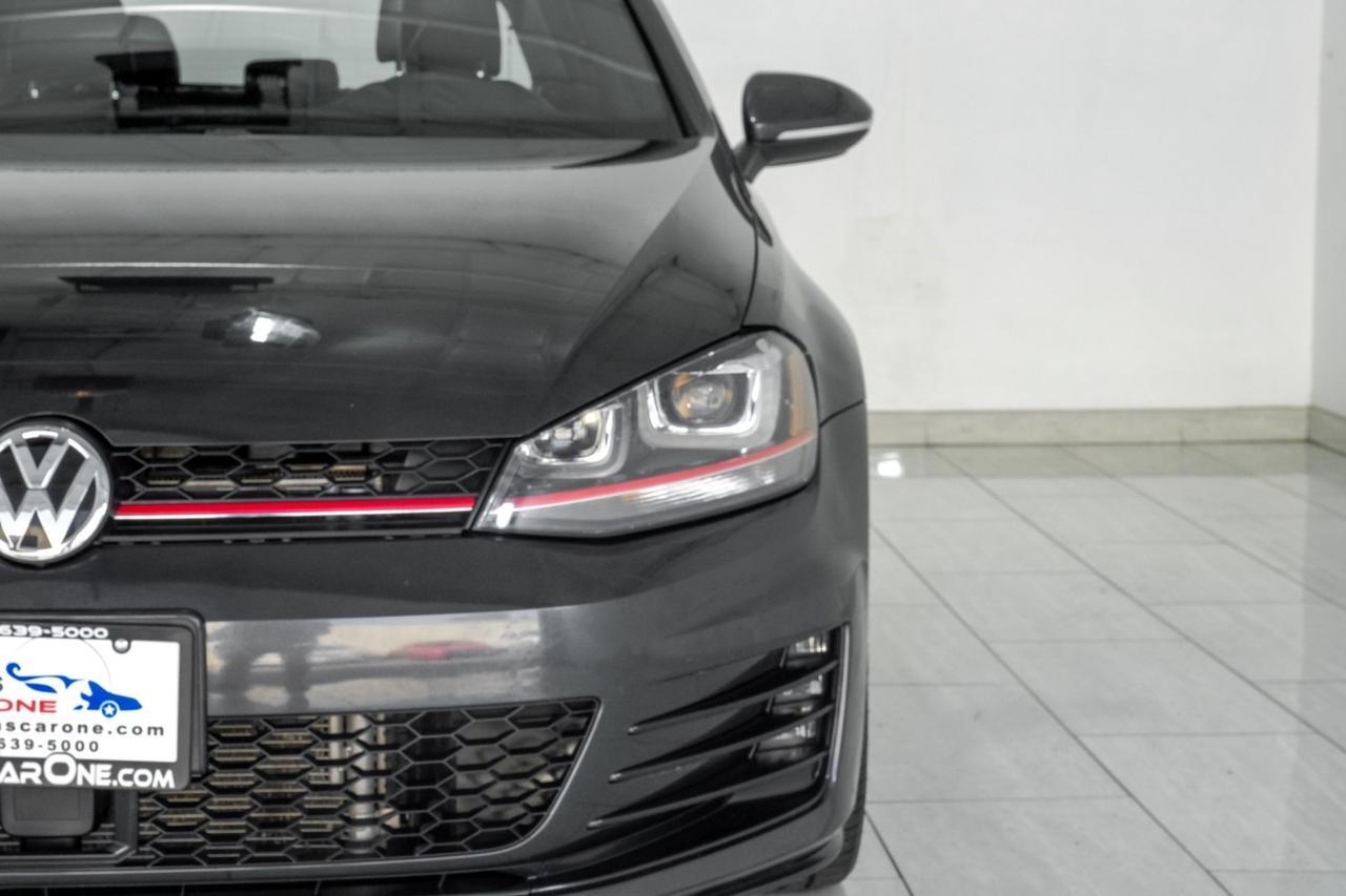 2017 Volkswagen Golf GTI SE AUTOMATIC BLIND SPOT ASSIST NAVIGATION SUNROOF LEATHER HEATED Carrollton TX