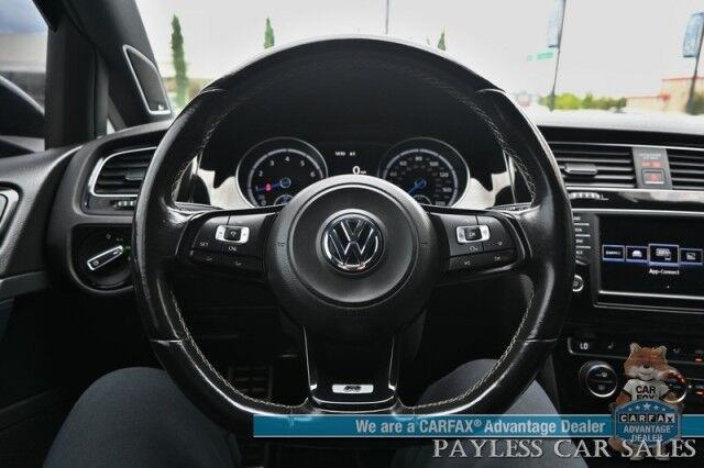 2017 Volkswagen Golf R / AWD / 6-Speed Manual / Driver Assist Pkg / Power & Heated Leather Seats / Navigation / Fender Speakers / Lane Departure & Blind Spot Alert / Bluetooth / Backup Camera / Keyless Entry & Start / 31 MPG Anchorage AK