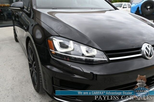 2017 Volkswagen Golf R / AWD / 6-Speed Manual / Driver Assist Pkg / Power & Heated Leather Seats / Navigation / Fender Speakers / Lane Departure & Blind Spot Alert / Bluetooth / Backup Camera / Keyless Entry & Start / 31 MPG Anchorage AK