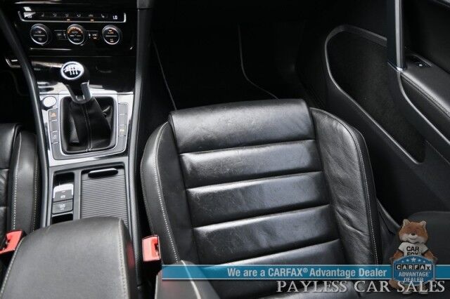 2017 Volkswagen Golf R / AWD / 6-Speed Manual / Driver Assist Pkg / Power & Heated Leather Seats / Navigation / Fender Speakers / Lane Departure & Blind Spot Alert / Bluetooth / Backup Camera / Keyless Entry & Start / 31 MPG Anchorage AK