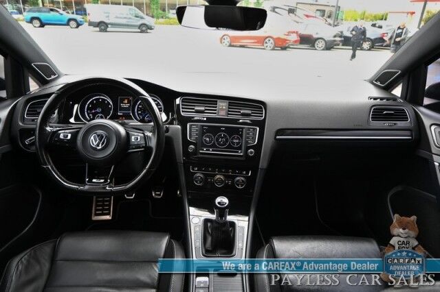 2017 Volkswagen Golf R / AWD / 6-Speed Manual / Driver Assist Pkg / Power & Heated Leather Seats / Navigation / Fender Speakers / Lane Departure & Blind Spot Alert / Bluetooth / Backup Camera / Keyless Entry & Start / 31 MPG Anchorage AK