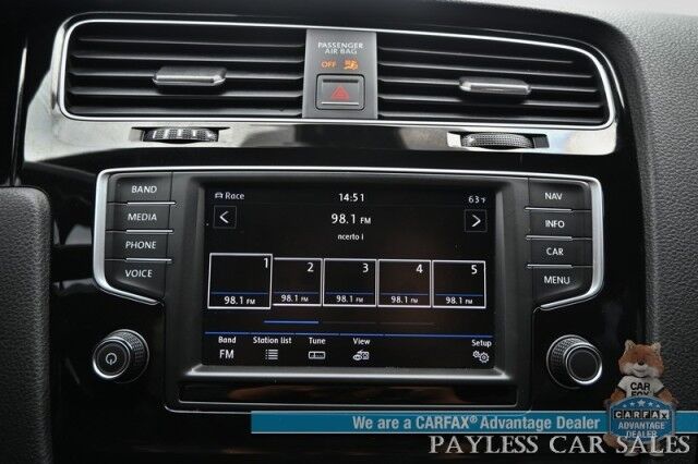 2017 Volkswagen Golf R / AWD / 6-Speed Manual / Driver Assist Pkg / Power & Heated Leather Seats / Navigation / Fender Speakers / Lane Departure & Blind Spot Alert / Bluetooth / Backup Camera / Keyless Entry & Start / 31 MPG Anchorage AK