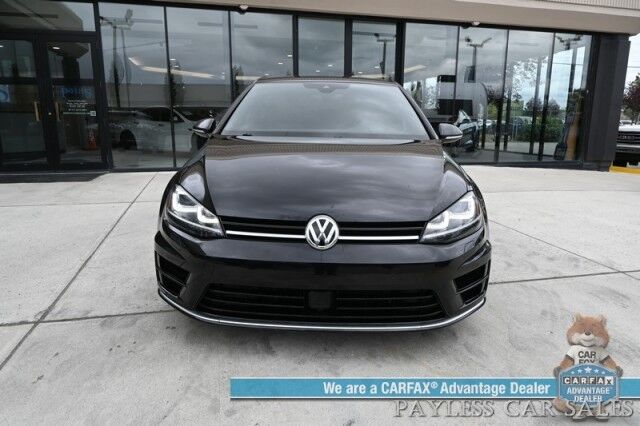 2017 Volkswagen Golf R / AWD / 6-Speed Manual / Driver Assist Pkg / Power & Heated Leather Seats / Navigation / Fender Speakers / Lane Departure & Blind Spot Alert / Bluetooth / Backup Camera / Keyless Entry & Start / 31 MPG Anchorage AK