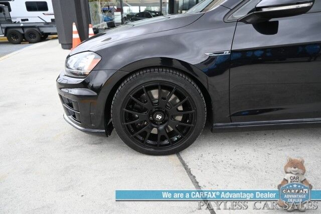 2017 Volkswagen Golf R / AWD / 6-Speed Manual / Driver Assist Pkg / Power & Heated Leather Seats / Navigation / Fender Speakers / Lane Departure & Blind Spot Alert / Bluetooth / Backup Camera / Keyless Entry & Start / 31 MPG Anchorage AK