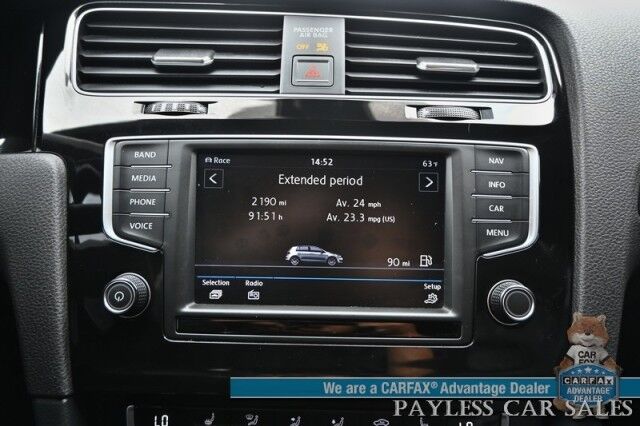 2017 Volkswagen Golf R / AWD / 6-Speed Manual / Driver Assist Pkg / Power & Heated Leather Seats / Navigation / Fender Speakers / Lane Departure & Blind Spot Alert / Bluetooth / Backup Camera / Keyless Entry & Start / 31 MPG Anchorage AK