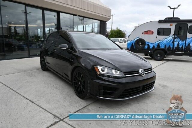 2017 Volkswagen Golf R / AWD / 6-Speed Manual / Driver Assist Pkg / Power & Heated Leather Seats / Navigation / Fender Speakers / Lane Departure & Blind Spot Alert / Bluetooth / Backup Camera / Keyless Entry & Start / 31 MPG Anchorage AK